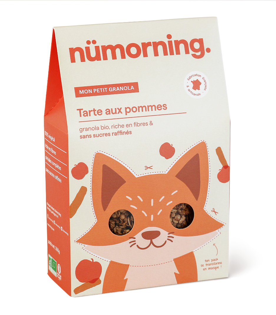 Mon petit granola tarte aux pommes bio - 1