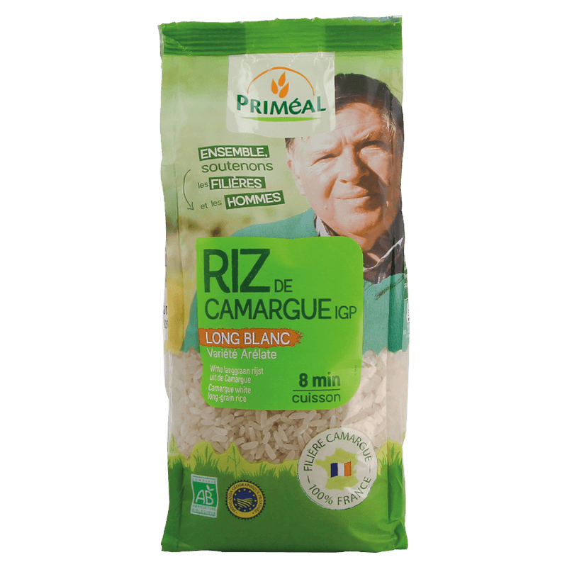Riz de camargue long blanc igp bio - 1